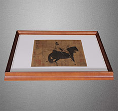 普定书画装裱配框服务案例